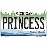 Princess Michigan Metal Novelty License Plate 7" x 4" (MP)