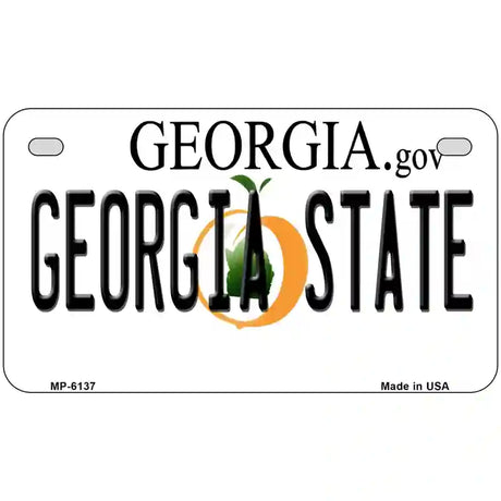 Georgia State Novelty Metal License Plate 7" x 4" (MP)