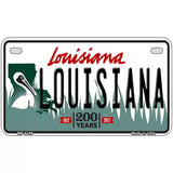 Louisiana Novelty Metal License Plate 7" x 4" (MP)