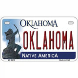 Oklahoma Novelty Metal License Plate 7" x 4" (MP)