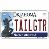 Tailgtr Oklahoma Novelty Metal License Plate 7" x 4" (MP)