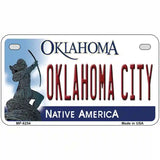 Oklahoma City Oklahoma Novelty Metal License Plate 7" x 4" (MP)