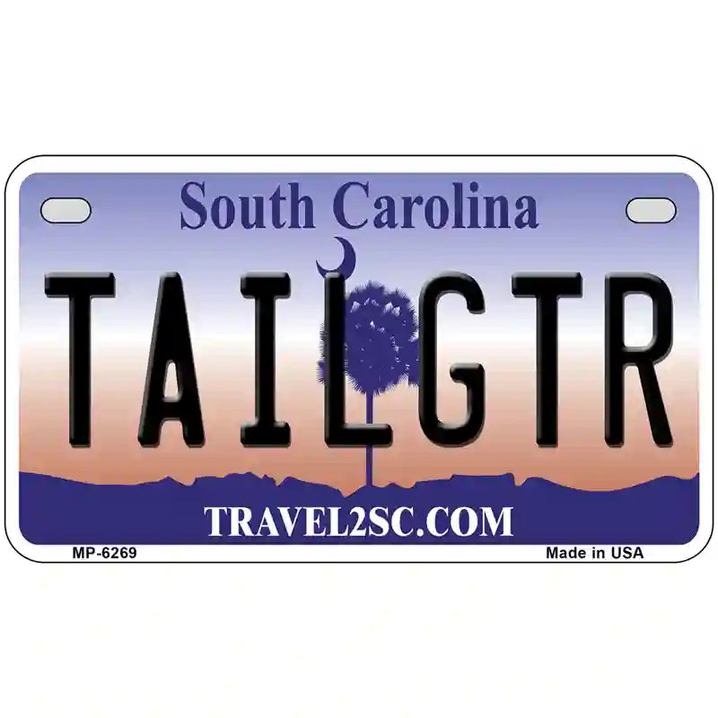 Tailgter South Carolina Novelty Metal License Plate 7" x 4" (MP)