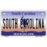 South Carolina Novelty Metal License Plate 7" x 4" (MP)