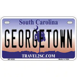 Georgetown South Carolina Novelty Metal License Plate 7" x 4" (MP)