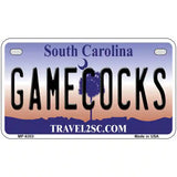 Gamecocks South Carolina Novelty Metal License Plate 7" x 4" (MP)