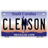 Clemson South Carolina Novelty Metal License Plate 7" x 4" (MP)