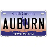 Auburn South Carolina Novelty Metal License Plate 7" x 4" (MP)