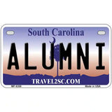 Alumni South Carolina Novelty Metal License Plate 7" x 4" (MP)