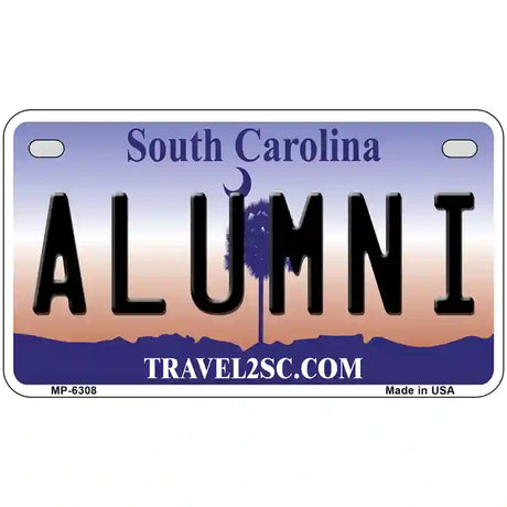 Alumni South Carolina Novelty Metal License Plate 7" x 4" (MP)