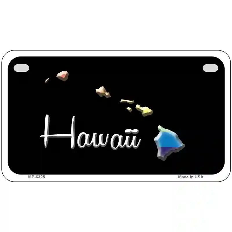 Hawaii Rainbow Metal Novelty License Plate 7" x 4" (MP)