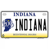 Indiana Novelty Metal License Plate 7" x 4" (MP)