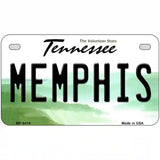 Memphis Tennessee Novelty Metal License Plate 7" x 4" (MP)