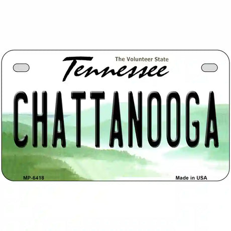 Chattanooga Tennessee Novelty Metal License Plate 7" x 4" (MP)