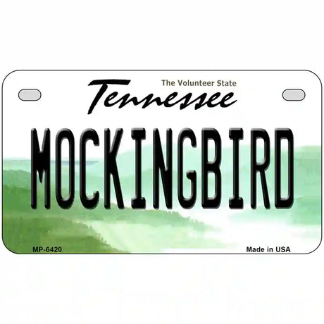 Mockingbird Tennessee Novelty Metal License Plate 7" x 4" (MP)