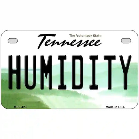 Humidity Tennessee Novelty Metal License Plate 7" x 4" (MP)