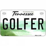 Golfer Tennessee Novelty Metal License Plate 7" x 4" (MP)