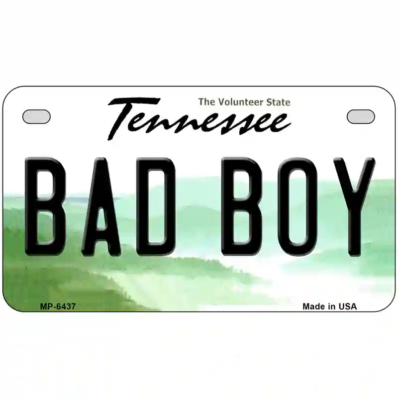 Bad Boy Tennessee Novelty Metal License Plate 7" x 4" (MP)