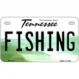 Fishing Tennessee Novelty Metal License Plate 7" x 4" (MP)