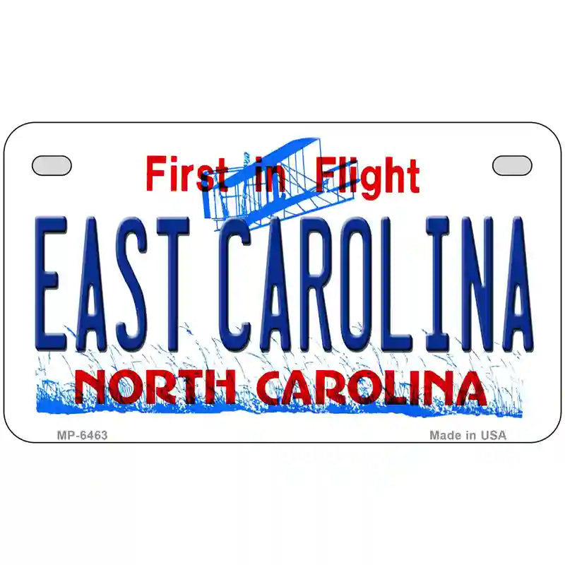 East Carolina North Carolina Novelty Metal License Plate 7" x 4" (MP)