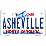 Asheville North Carolina Novelty Metal License Plate 7" x 4" (MP)