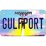 Gulfport Mississippi Novelty Metal License Plate 7" x 4" (MP)