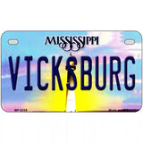 Vicksburg Mississippi Novelty Metal License Plate 7" x 4" (MP)