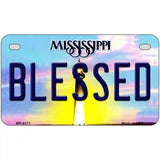 Blessed Mississippi Novelty Metal License Plate 7" x 4" (MP)