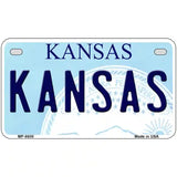 Kansas Novelty Metal License Plate 7" x 4" (MP)