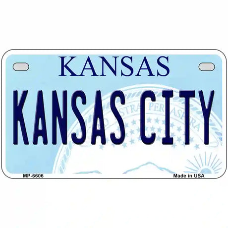 Kansas City Novelty Metal License Plate 7" x 4" (MP)