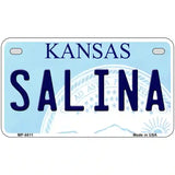 Salina Kansas Novelty Metal License Plate 7" x 4" (MP)