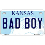 Bad Boy Kansas Novelty Metal License Plate 7" x 4" (MP)