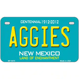 Aggies New Mexico Novelty Metal License Plate 7" x 4" (MP)