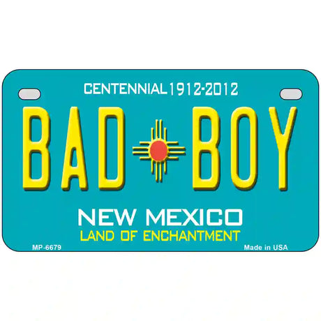 Bad Boy New Mexico Novelty Metal License Plate 7" x 4" (MP)