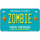 Zombie New Mexico Novelty Metal License Plate 7" x 4" (MP)