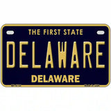 Delaware Novelty Metal License Plate 7" x 4" (MP)