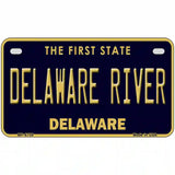 Delaware River Delaware Novelty Metal License Plate 7" x 4" (MP)