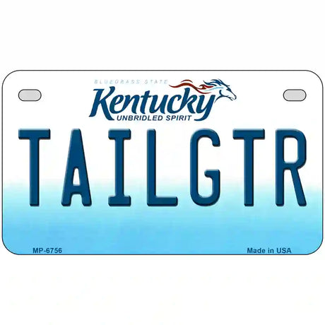 Tailgtr Kentucky Novelty Metal License Plate 7" x 4" (MP)