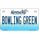 Bowling Green Kentucky Novelty Metal License Plate 7" x 4" (MP)