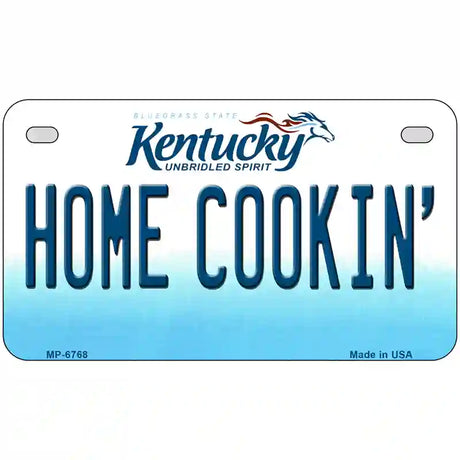 Home Cookin Kentucky Novelty Metal License Plate 7" x 4" (MP)