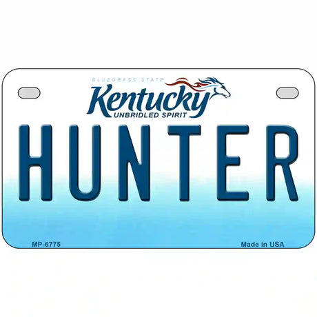 Hunter Kentucky Novelty Metal License Plate 7" x 4" (MP)