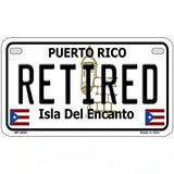 Retired Puerto Rico Metal Novelty License Plate 7" x 4" (MP)