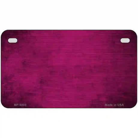 Pink Oil Rubbed Solid Metal Novelty License Plate 7" x 4" (MP)