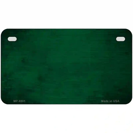 Green Oil Rubbed Solid Metal Novelty License Plate 7" x 4" (MP)