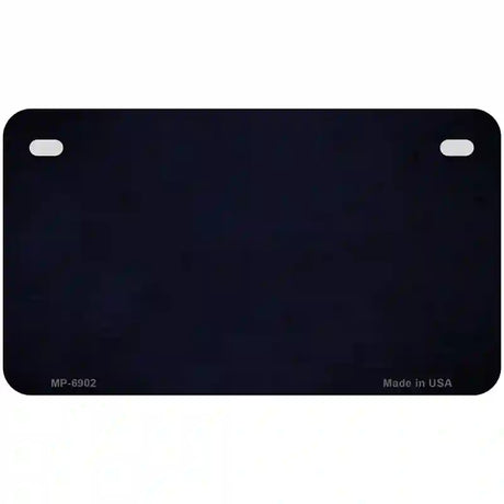 Blue Oil Rubbed Solid Metal Novelty License Plate 7" x 4" (MP)