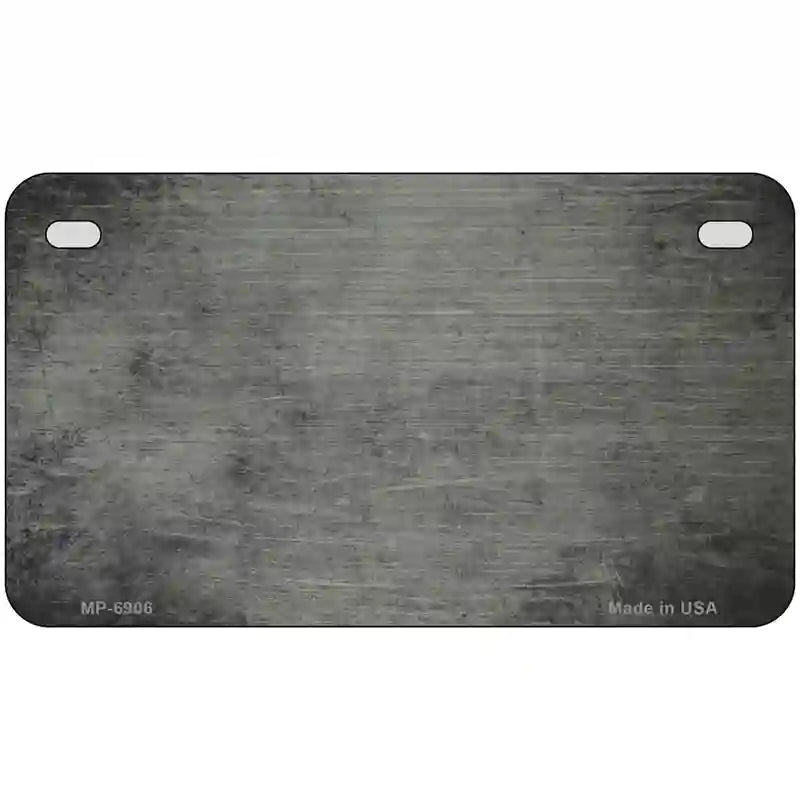 Gray Oil Rubbed Solid Metal Novelty License Plate 7" x 4" (MP)