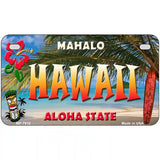 Hawaii State Novelty Metal License Plate 7" x 4" (MP)