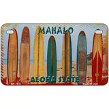 Aloha State Hawaii Blank State Novelty Metal License Plate 7" x 4" (MP)