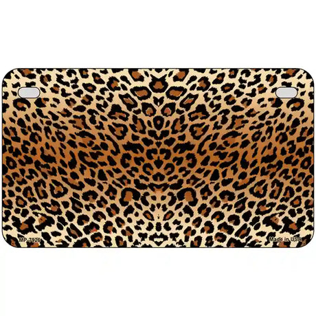 Cheetah Metal Novelty License Plate 7" x 4" (MP)