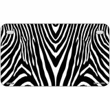 Zebra Metal Novelty License Plate 7" x 4" (MP)